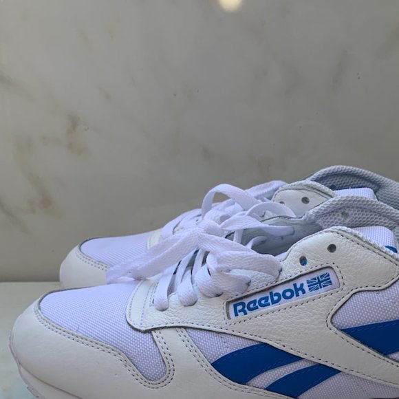 $75 Reebok unisex-adult CLASSIC LEATHER vector Navy/Horizon Blue/White 9 M US - Picture 4 of 7